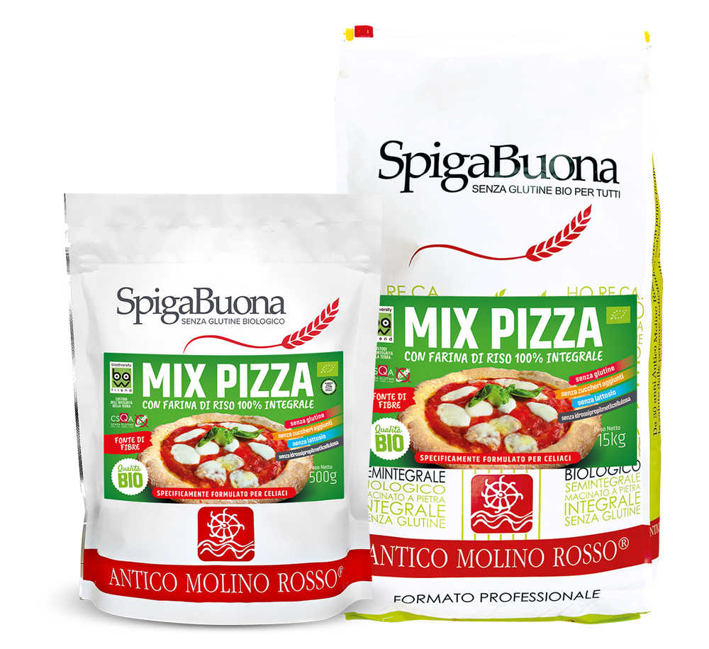 Miscela per pizza senza glutine Spigabuona 7